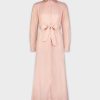 Best Basic Belted A-Line Dress-Blush Dresses