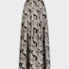 Wholesale Stitched Down Pleated Skirt-Grey Floral Sets