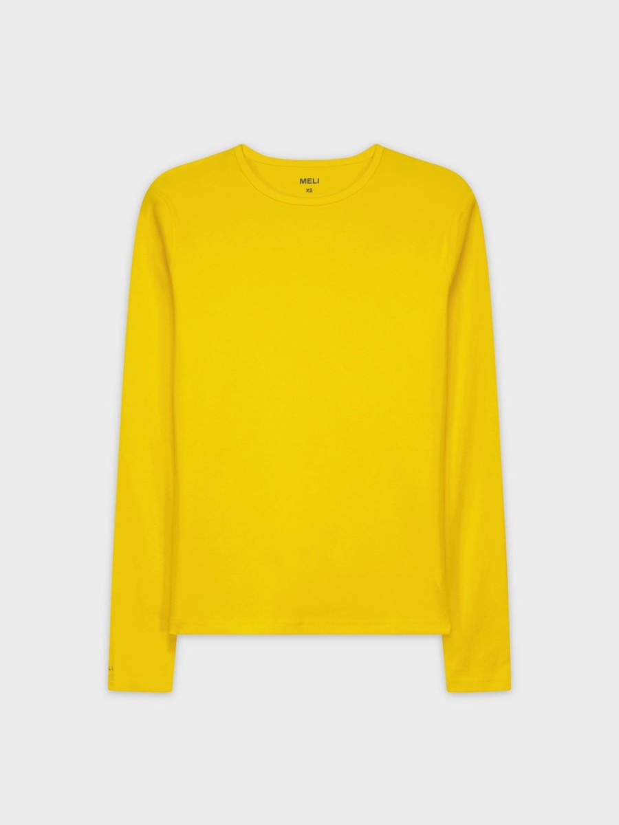 New Classic Tee Long Sleeve-Yellow Tees