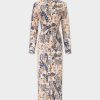 Wholesale Long Shirtdress-Vintage Paisley Dresses