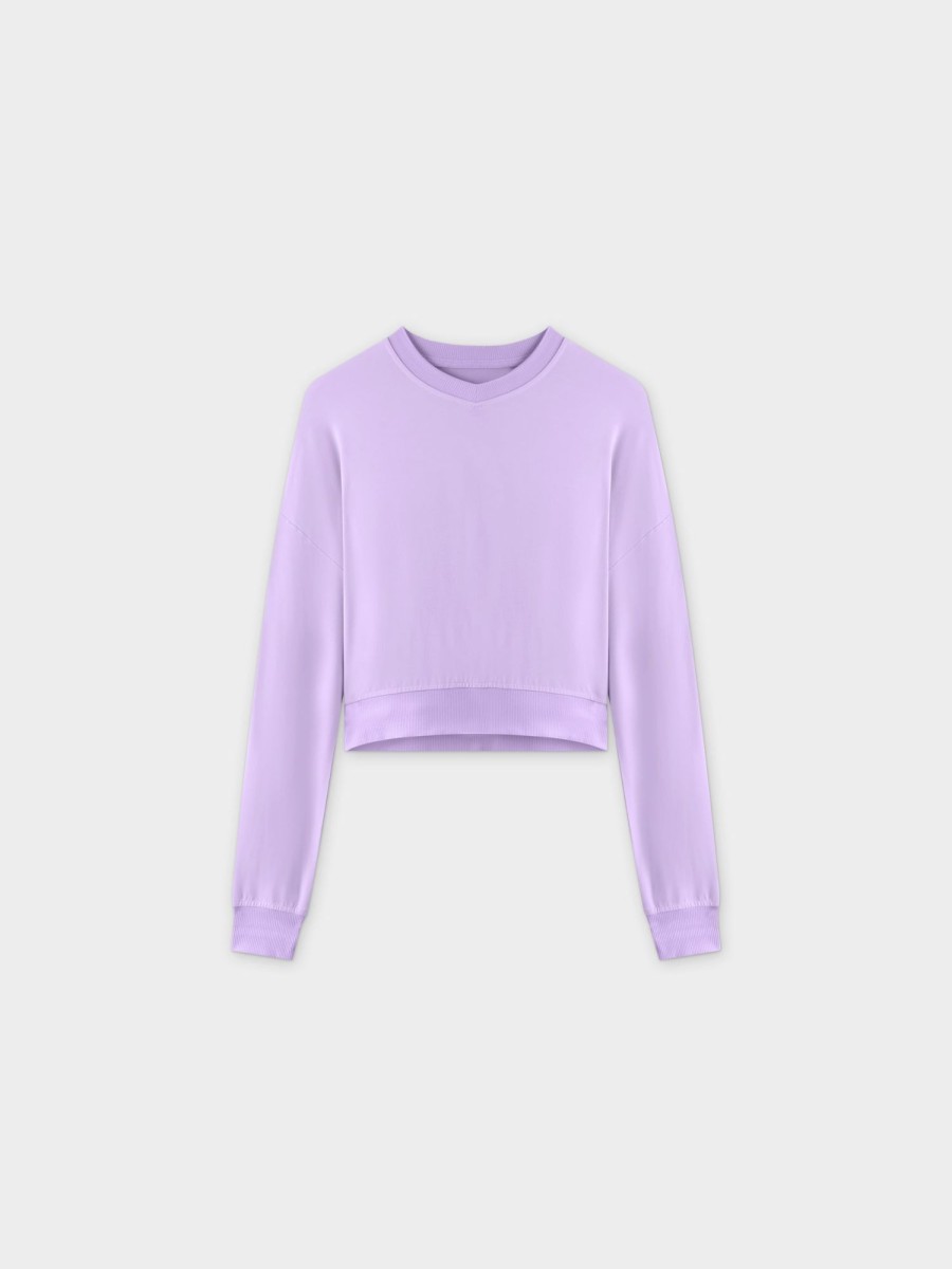 Best Cropped Tee-Lavender Tees