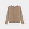 Clearance Washed Crop Tee-Tan Tees