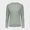 Clearance Crew Ribbed Dolman-Heather Green Tees