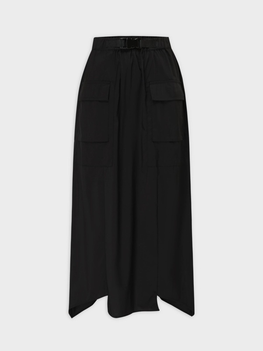 Clearance Buckle Cargo Skirt-Black Skirts