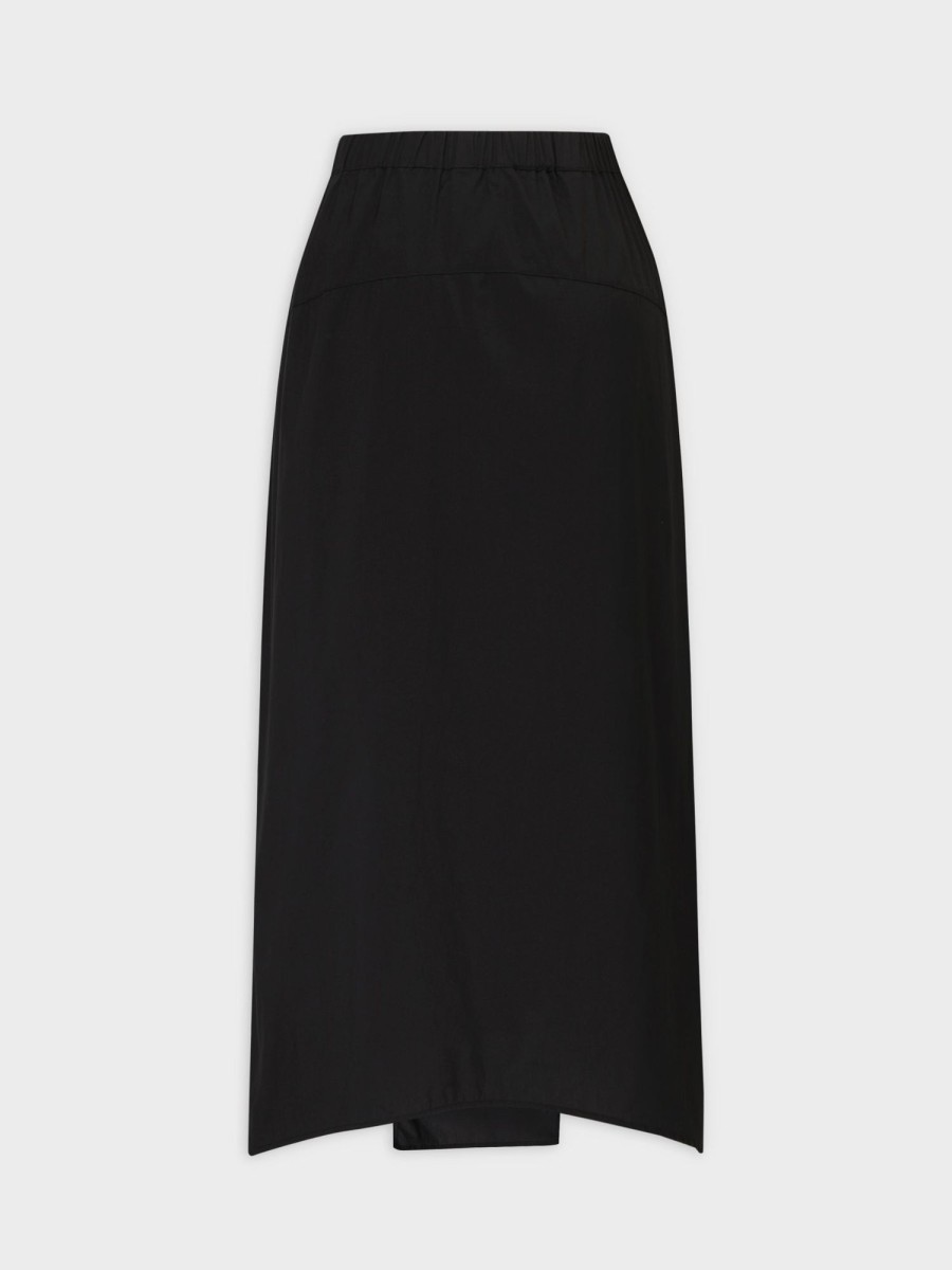 Clearance Buckle Cargo Skirt-Black Skirts