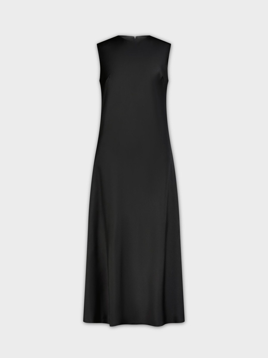 Best Satin Slip Dress-Black Dresses