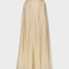 Online Full Satin Skirt-Vanilla Skirts