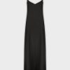 Clearance V Neck Jumper-Black Dresses