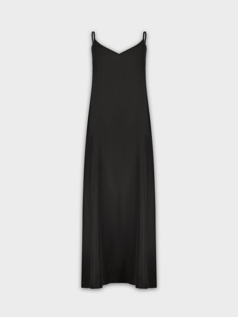 Clearance V Neck Jumper-Black Dresses