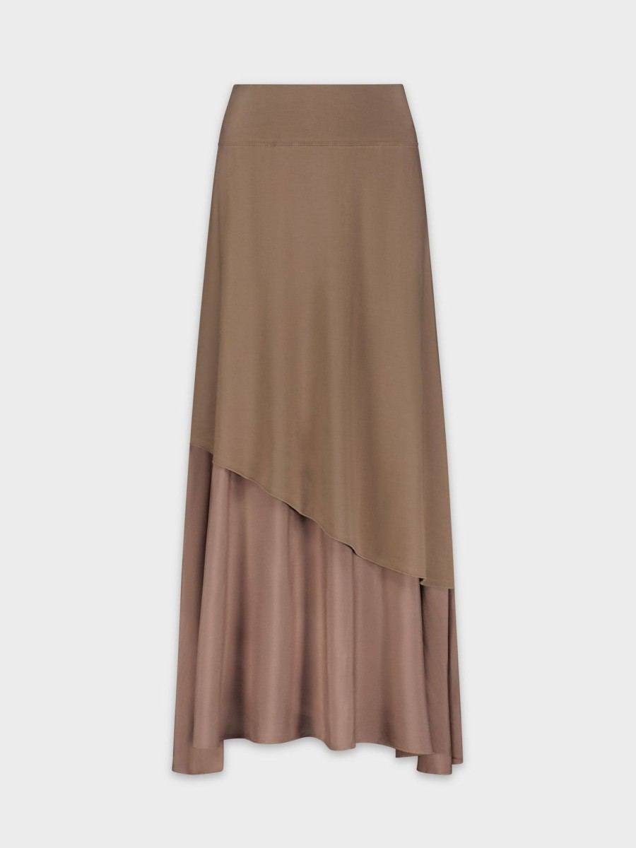 Best Double Layer Skirt-Brown Skirts