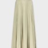 Wholesale Pleated Skirt 37"-Celery Green Skirts