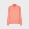 Best Modal Turtleneck Long Sleeve-Coral Tops