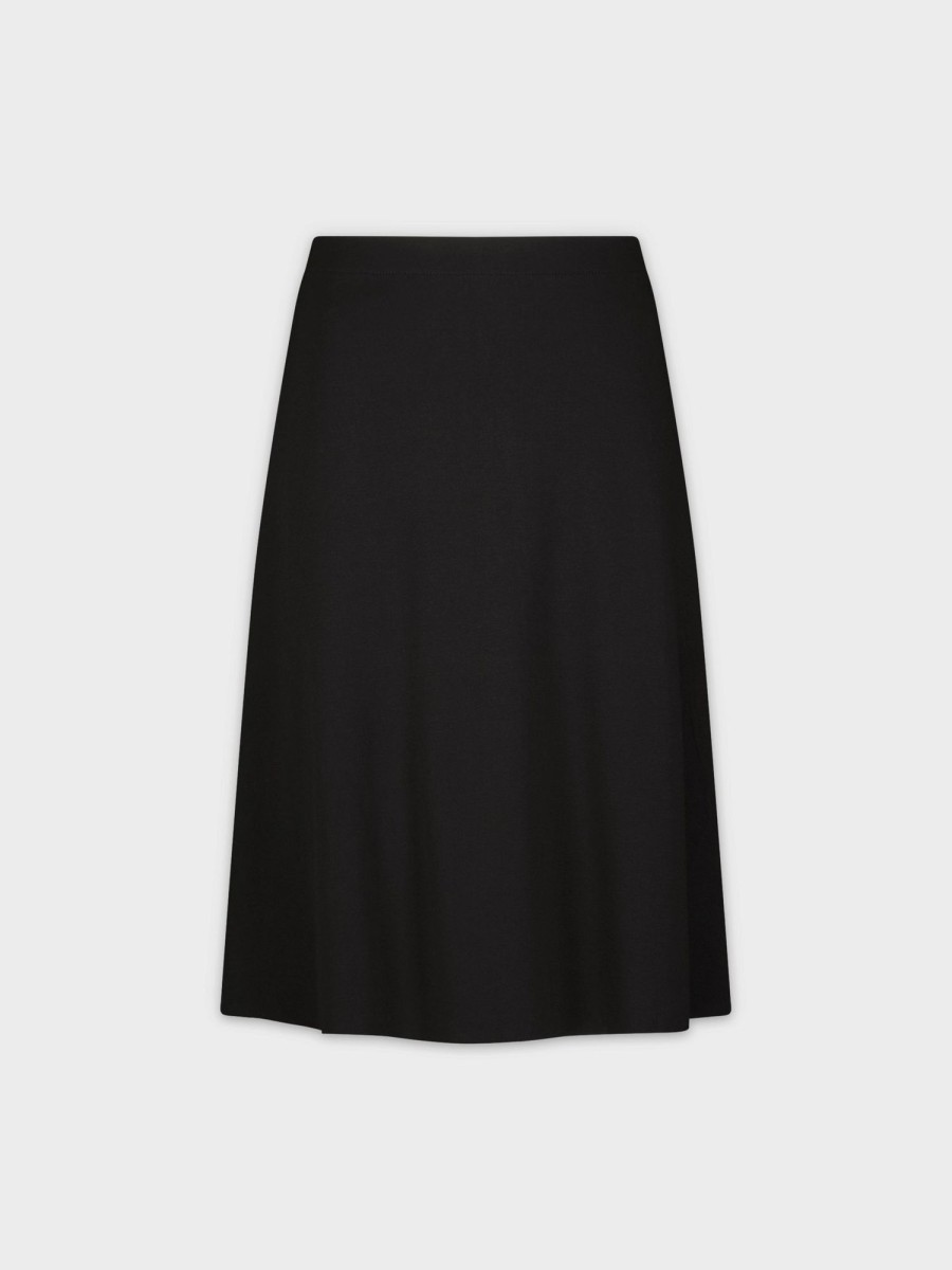 Wholesale Lightweight 3 Panel Skirt-Black 29" Skirts