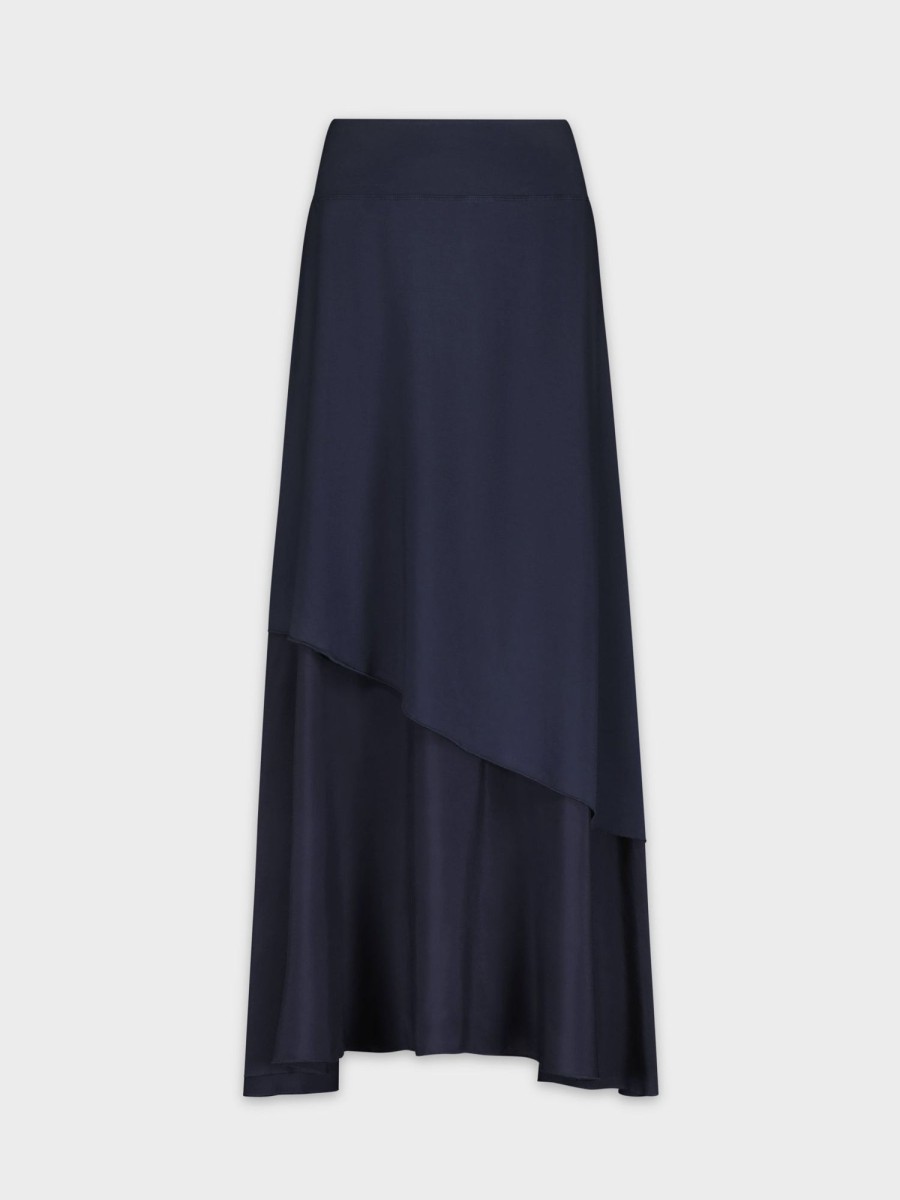 Clearance Double Layer Skirt-Navy Skirts