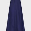 Wholesale Seamed A-Line Skirt-Navy Skirts