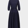 Online Side Pull Dress-Navy Teen Dresses