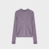 Wholesale X Banded Shirt-Lilac/Grey Teen Tops