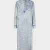 New Popover Denim Dress-Washed Blue Dresses