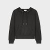 Clearance Hoodie Sweatshirt-Black Tops