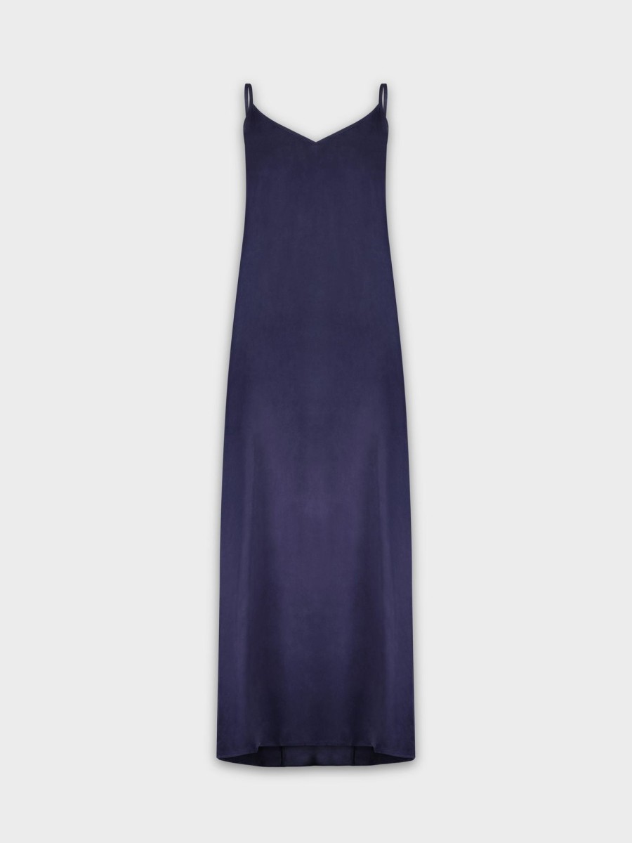 Clearance V Neck Jumper-Navy Dresses