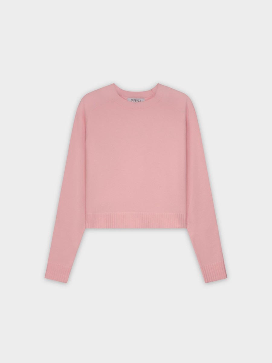 Best Ribbed Band Sweater-Light Pink Tops