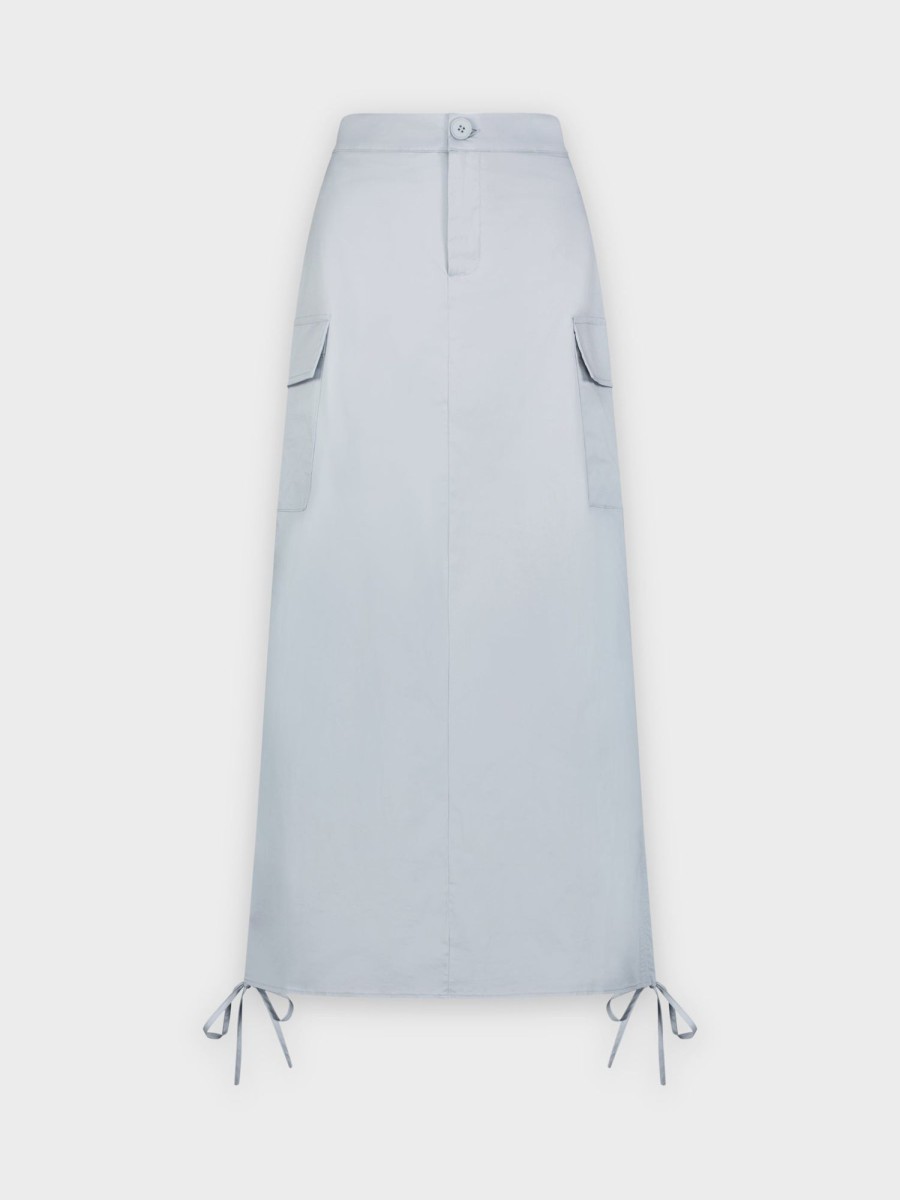 Hot Side Pull Skirt-Lt Blue Skirts