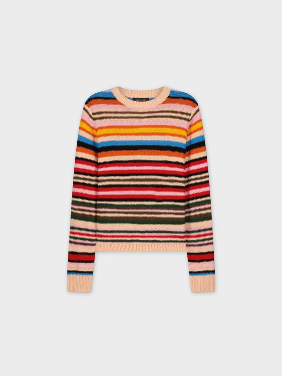 Wholesale Striped Sweater-Colorful Teen Tops