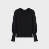 Online High Cuff Sweater-Black Tops