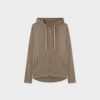 Wholesale Zip Up Hoodie-Taupe Tees