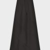 Wholesale Seamed A-Line Skirt-Black Skirts