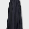 Clearance Pleated Skirt 35"-Navy Skirts