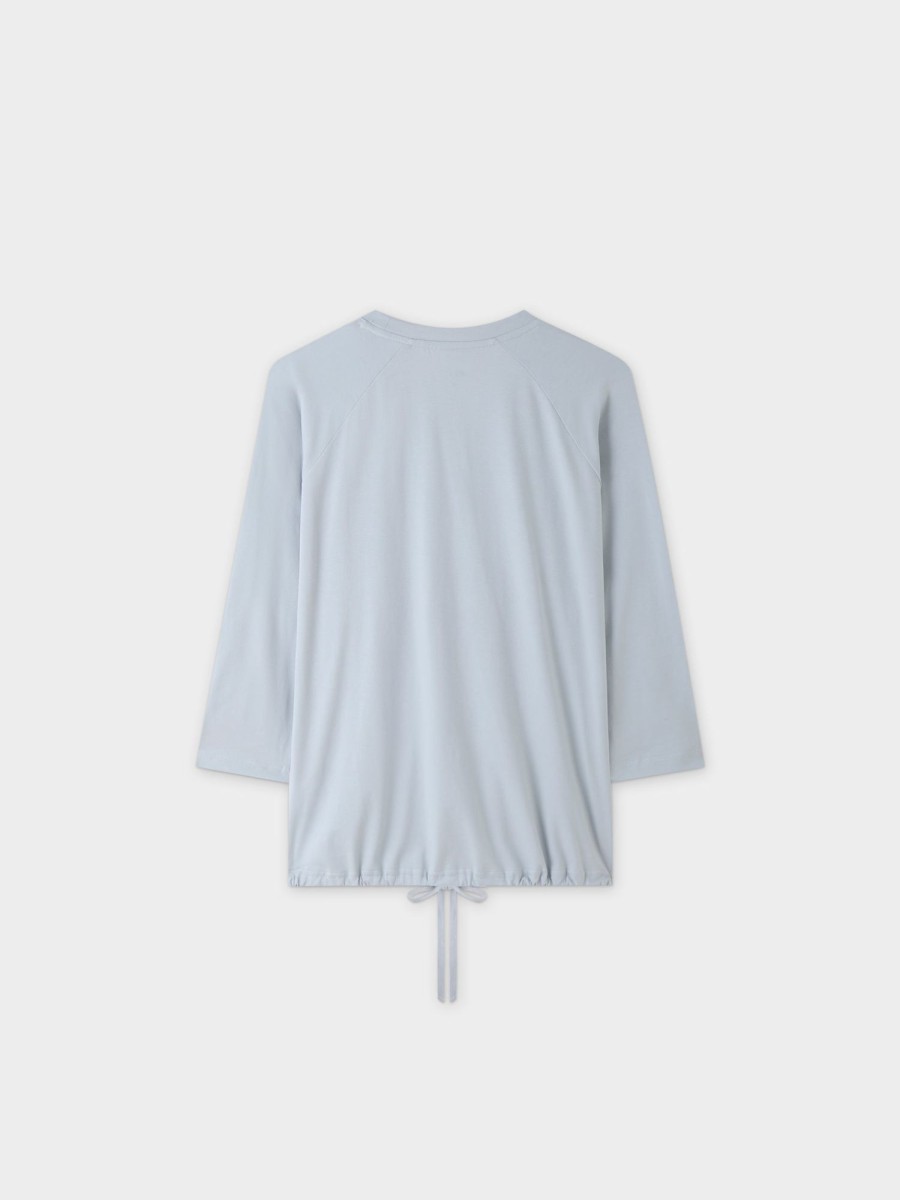 Clearance Drawstring Tee-Light Blue Tees