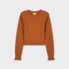 Best Raw Seam Sweater-Bronze Tops