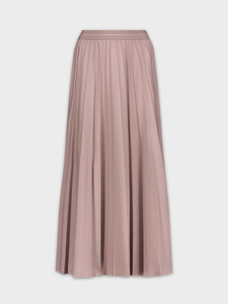 Wholesale Pleated Skirt 37"-Light Taupe Skirts