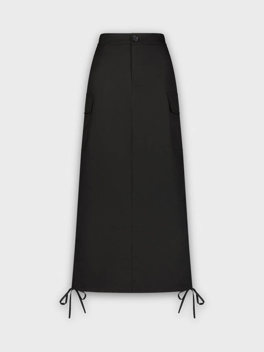 Hot Side Pull Skirt-Black Skirts