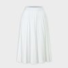 Wholesale Pleated Skirt 24"-White Skirts