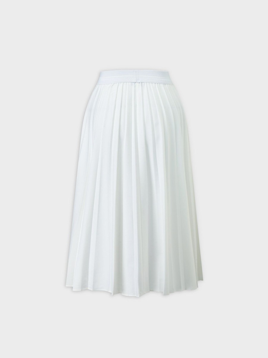 Wholesale Pleated Skirt 24"-White Skirts