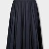 Hot Pleated Skirt 24"-Navy Skirts