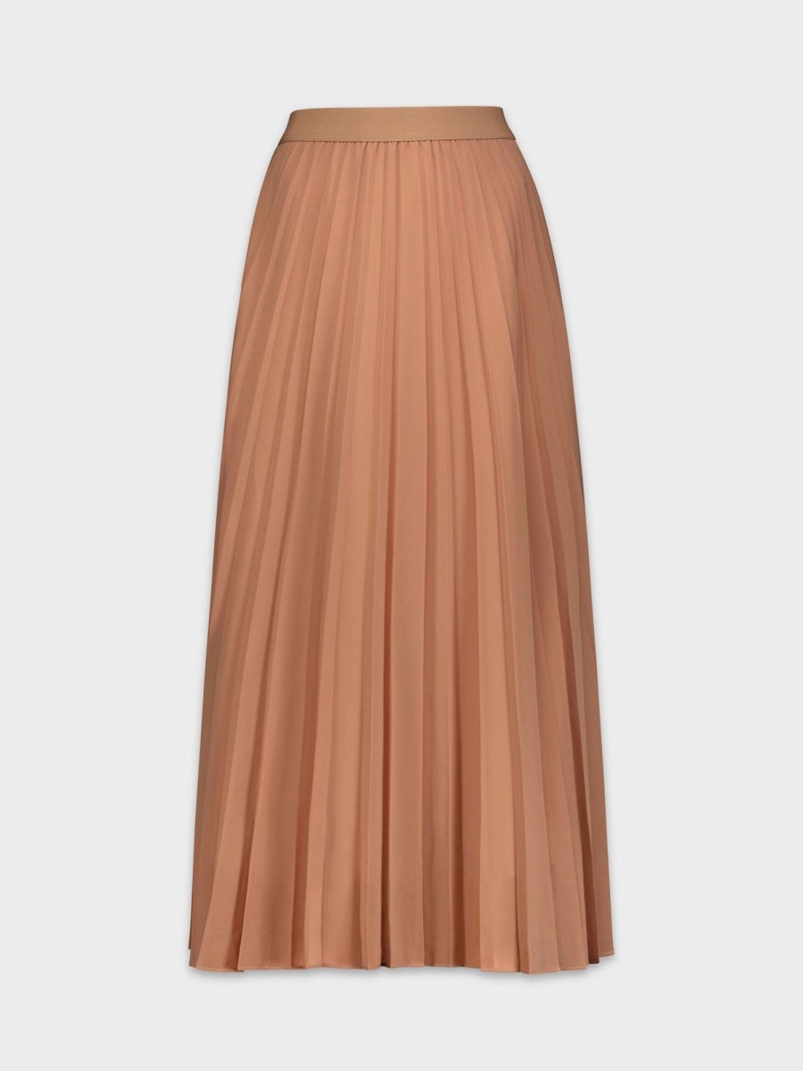 Best Chiffon Pleated Skirt-Rose Taupe Skirts