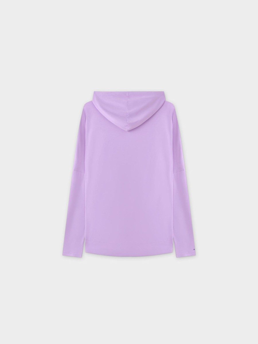 Wholesale Zip Up Hoodie-Lavender Tees