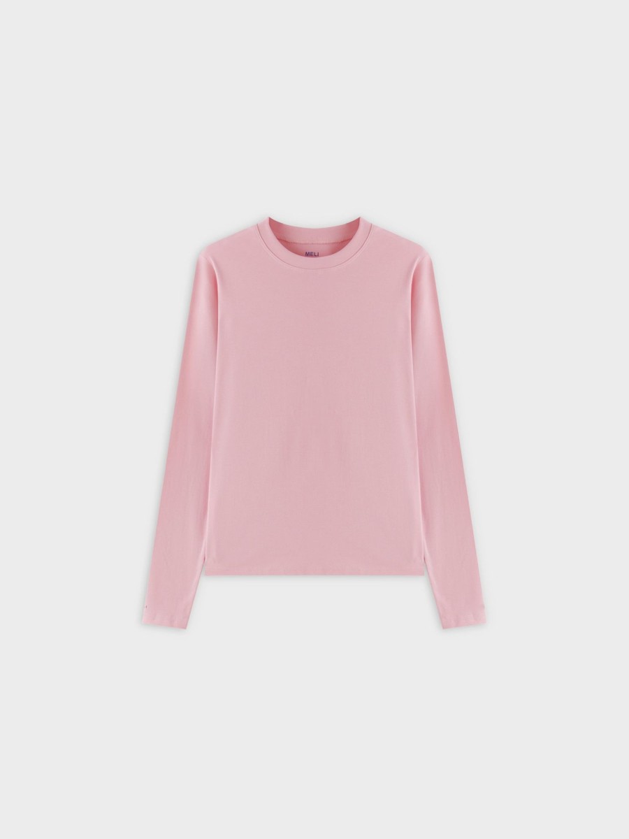 Best Classic Tee Long Sleeve-Light Pink Tees