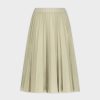 Wholesale Pleated Skirt 26"-Celery Green Skirts