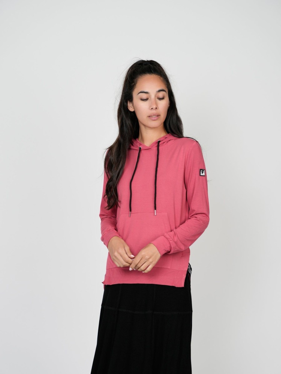 Wholesale Hoodie T-Shirt-Raspberry Teen Tops