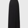 Clearance Ribbed A-Line Maxi Skirt - Black Skirts