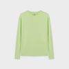 Online Crew Ribbed Dolman-Neon Green Tees