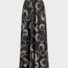 New Printed Drawstring Skirt-Black Bits Of Sparkle Skirts