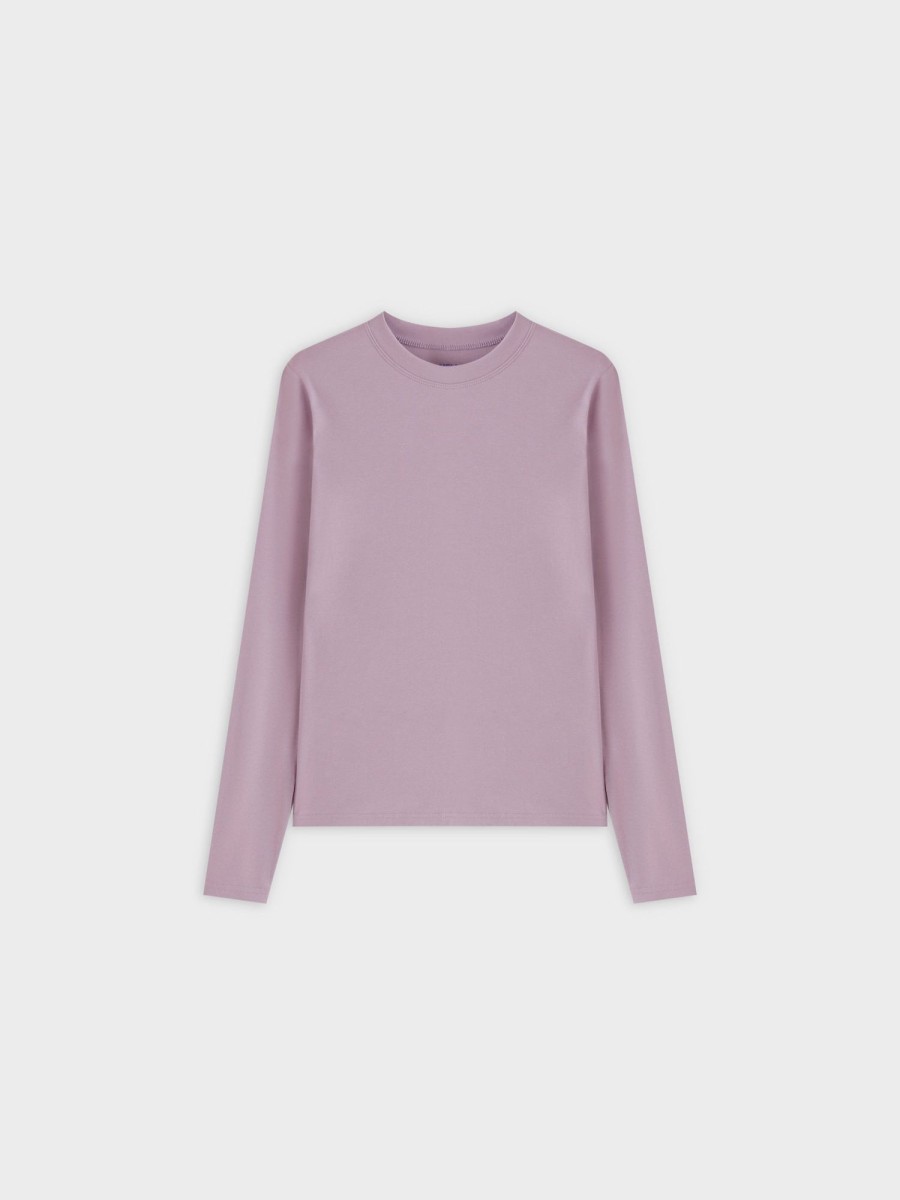 Online Classic Tee Long Sleeve-Lavander Tees