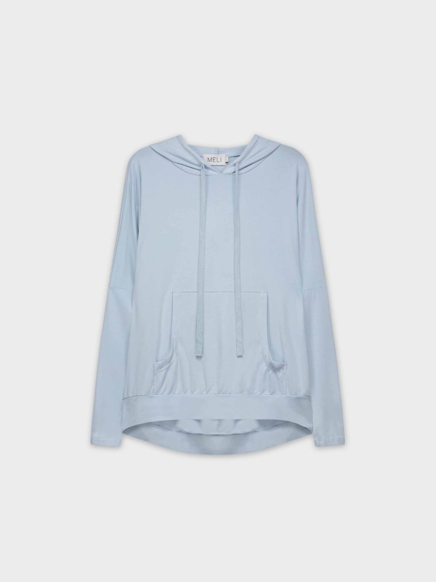 Online Tshirt Hoodie-Light Blue Tees