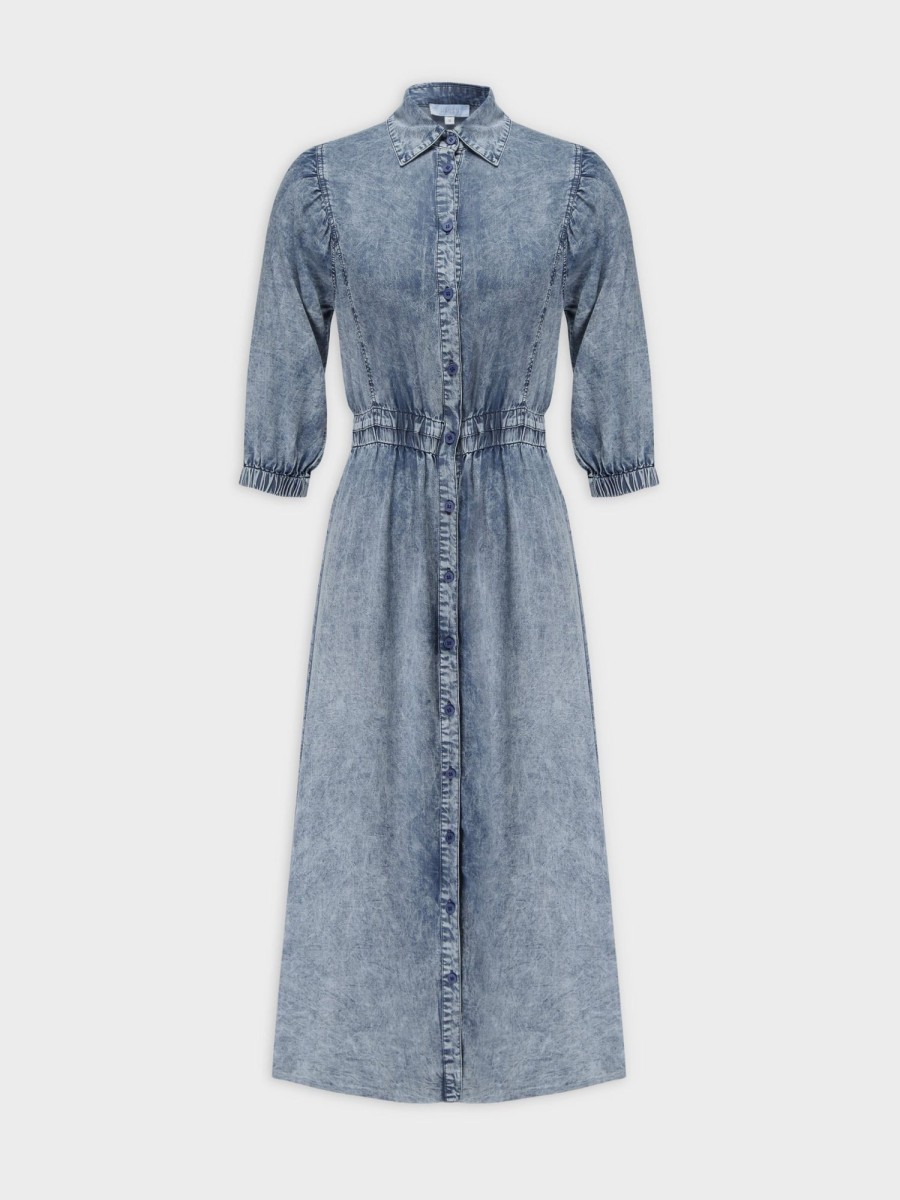 Best The Tuesday Dress-Washed Blue Denim Dresses