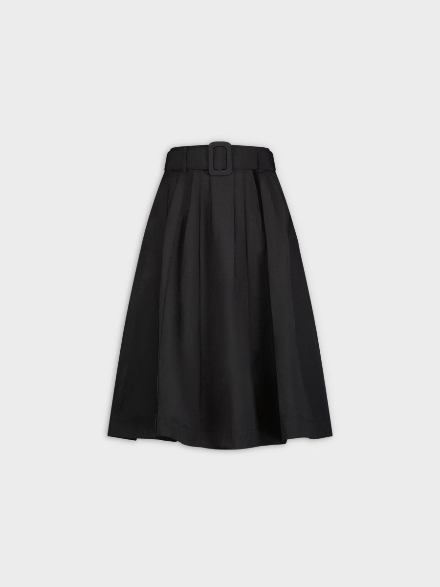 Hot Belted Skirt-Black Teen Skirts